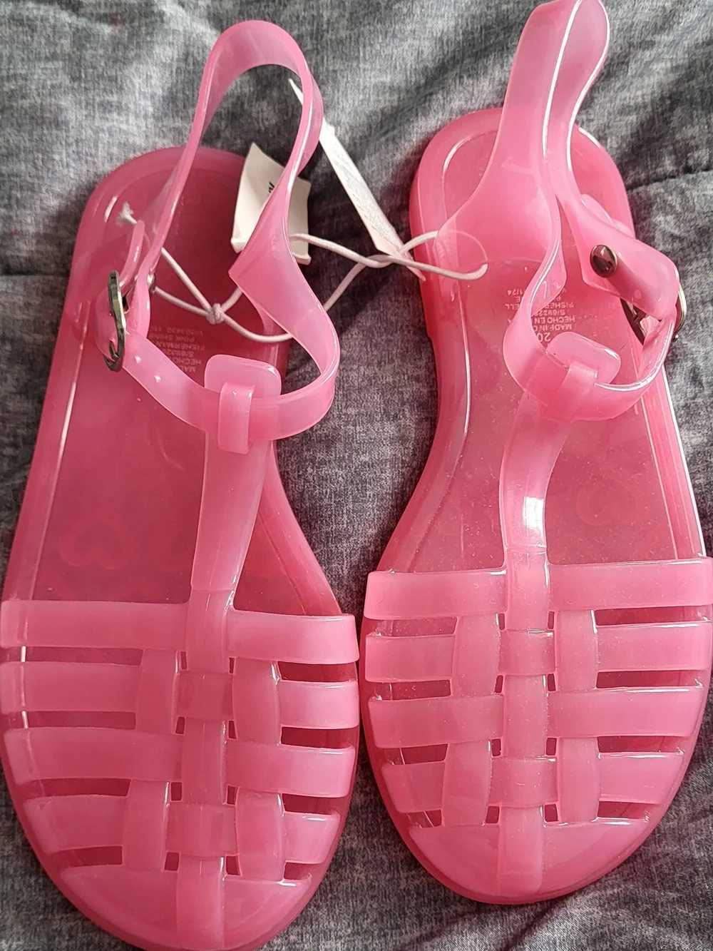 Old Navy Pink Jelly Fisherman Kids Sandals - NWT 1